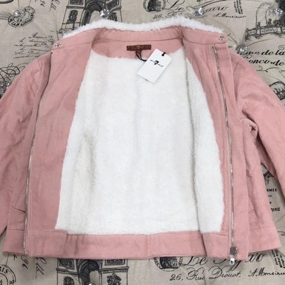 7For AllMankind Faux Shearling Lined Corduroy Jack - Picture 6 of 8